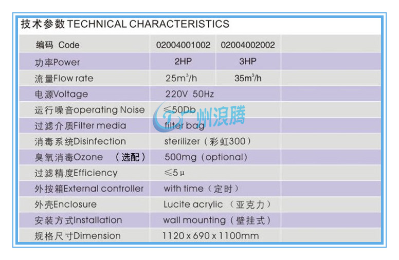 水上樂園設(shè)施-壁掛式過濾器LT-GL001